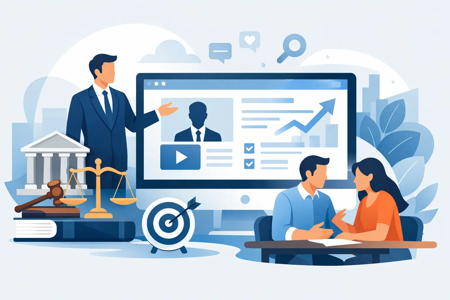 Página web para abogados que sí genera clientes