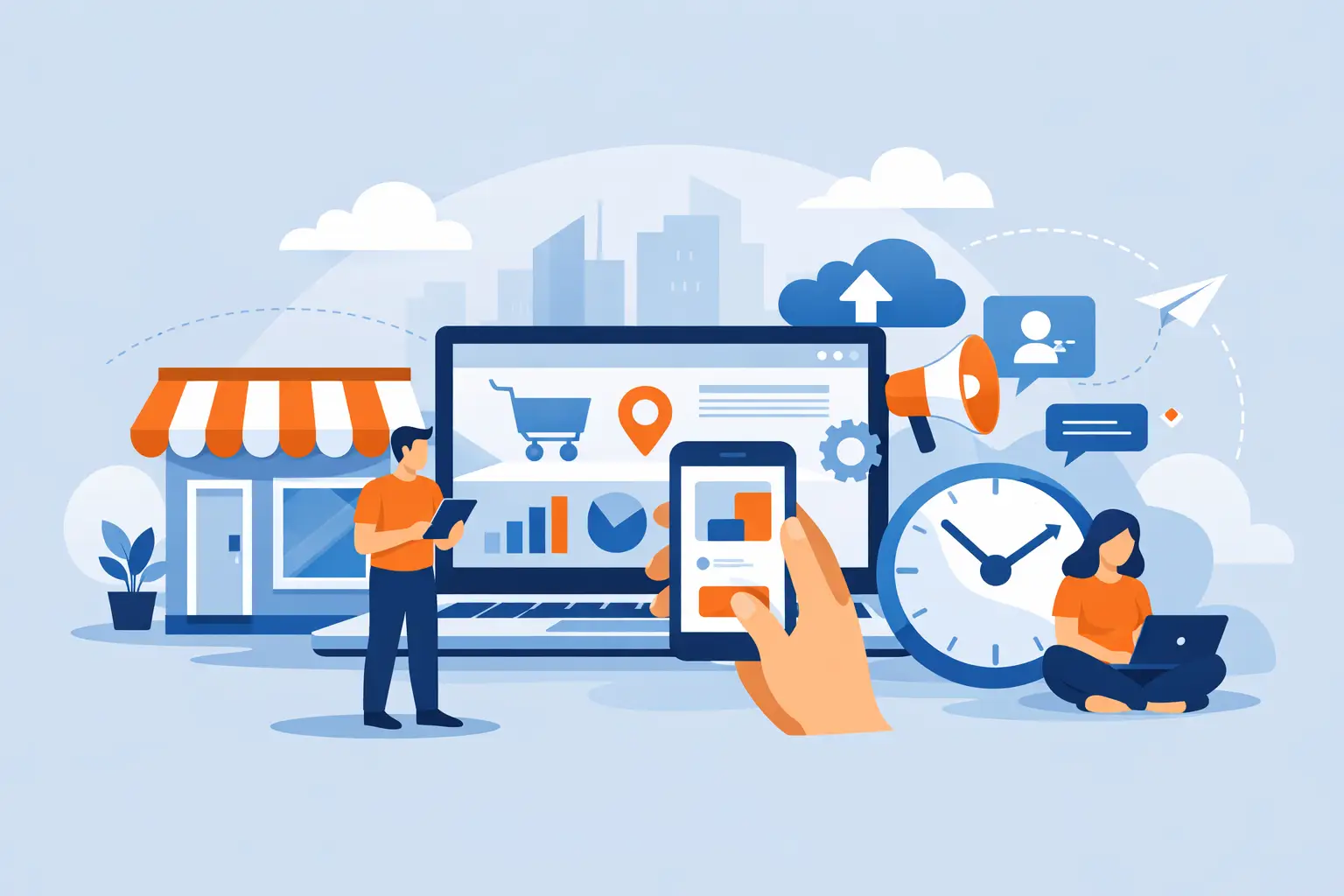 Cómo digitalizar un negocio local sin perder tiempo