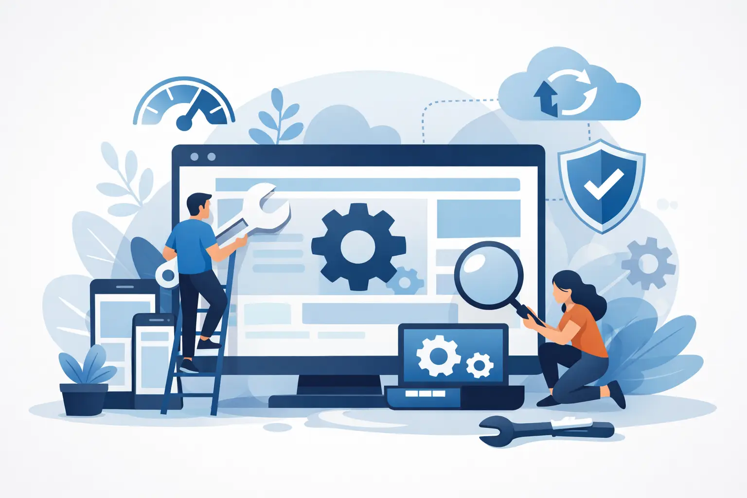 Mantenimiento web para empresas sin fallos