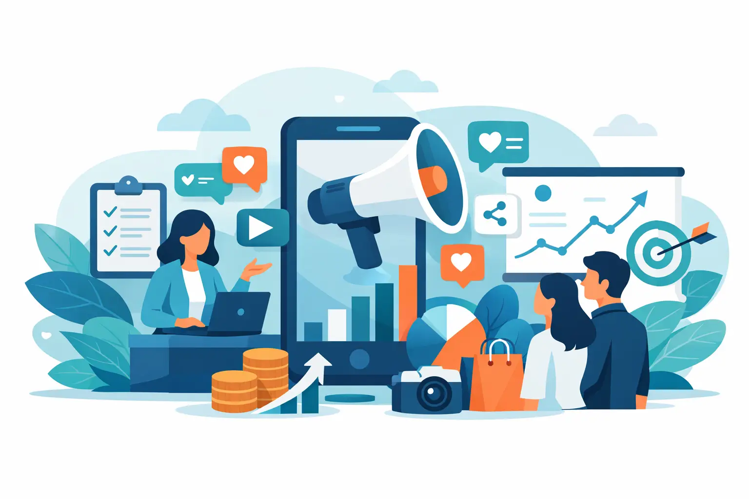 Paquetes de redes sociales para negocios