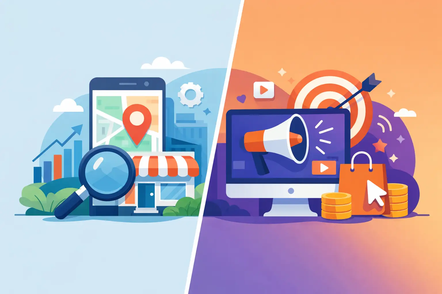 SEO local vs anuncios: qué te conviene