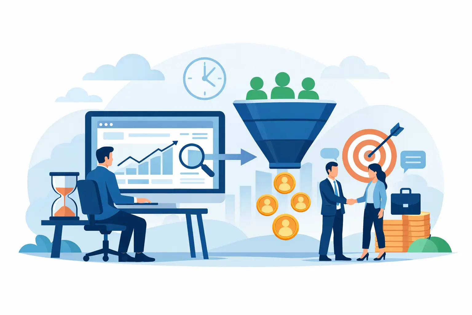 Cuánto tarda una web en generar clientes