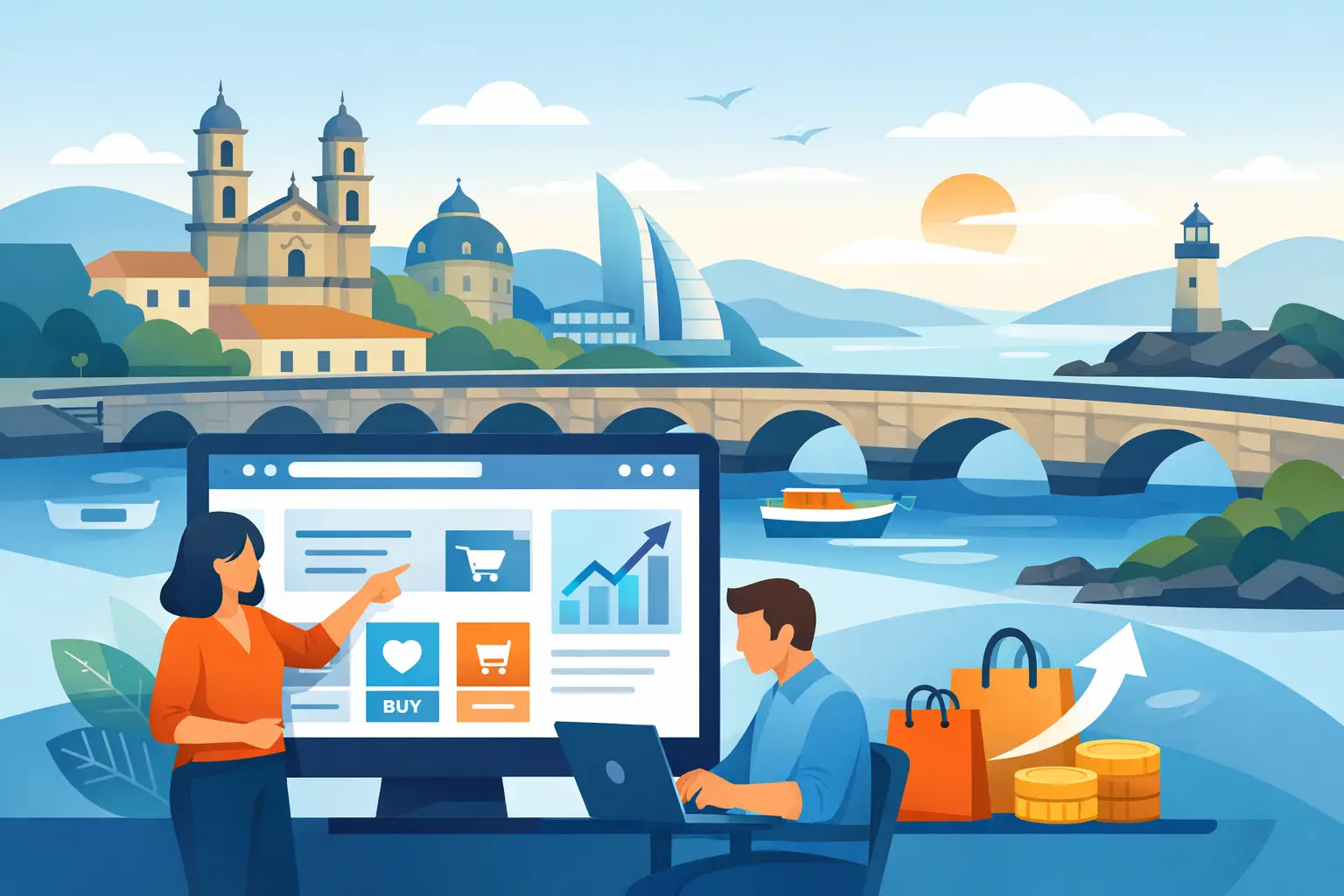 Página web Pontevedra que sí vende