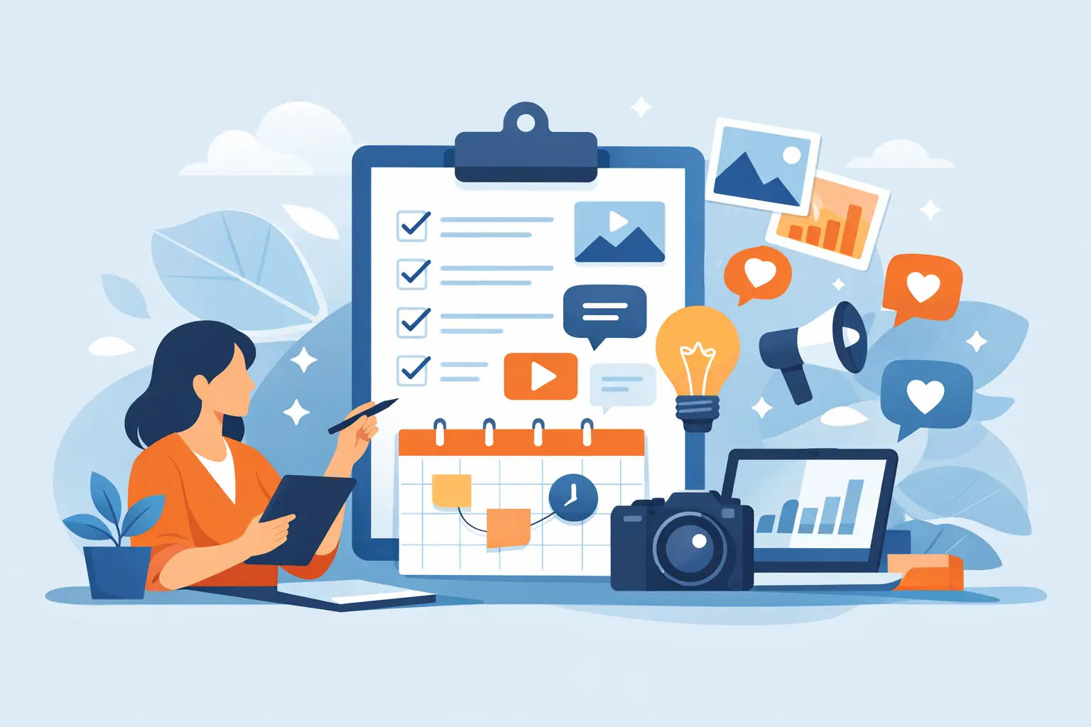 Qué publicar en redes sociales sin improvisar