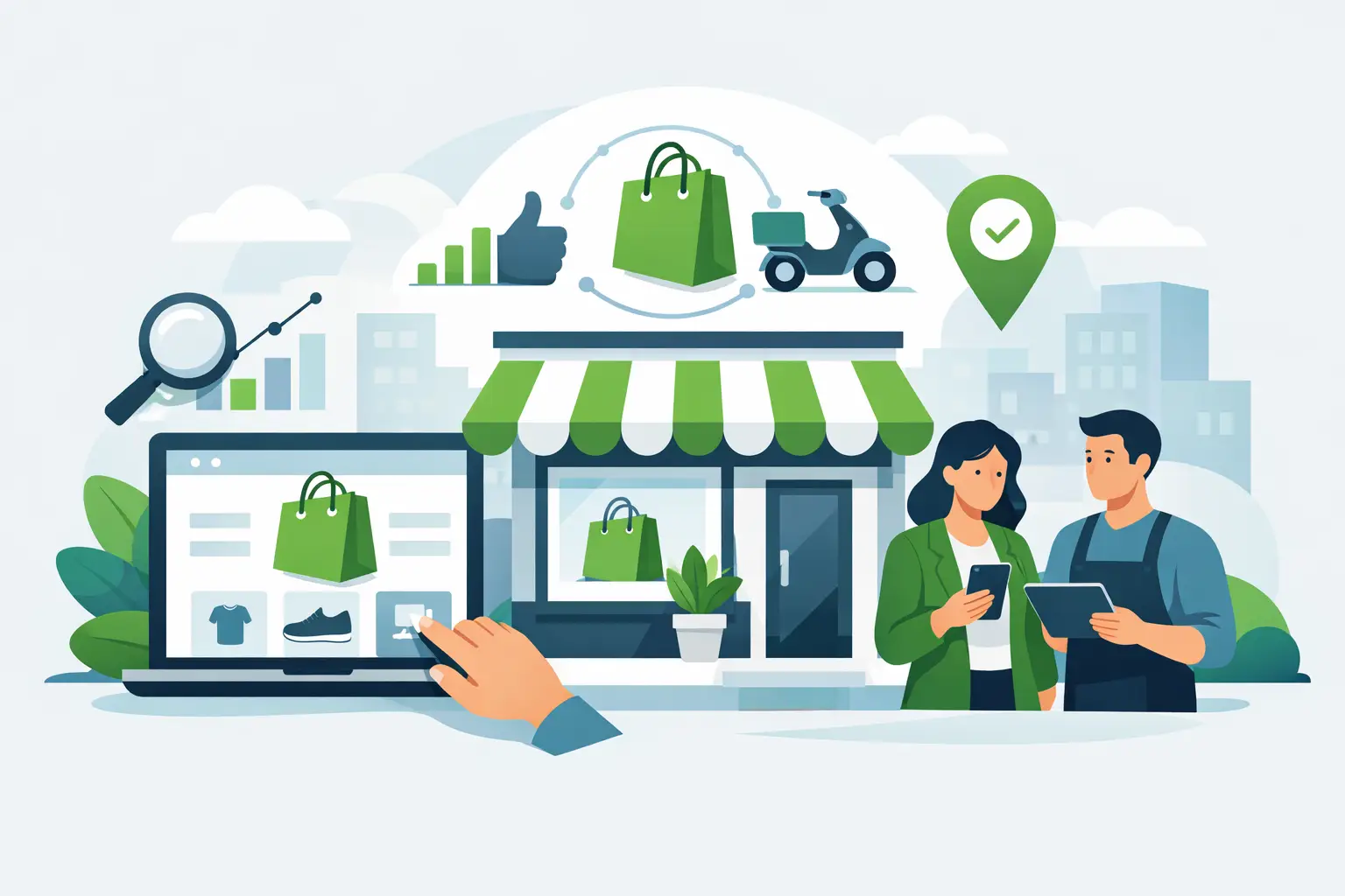 Review Shopify para negocios locales