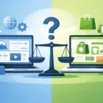 WordPress o Shopify para negocio: qué conviene