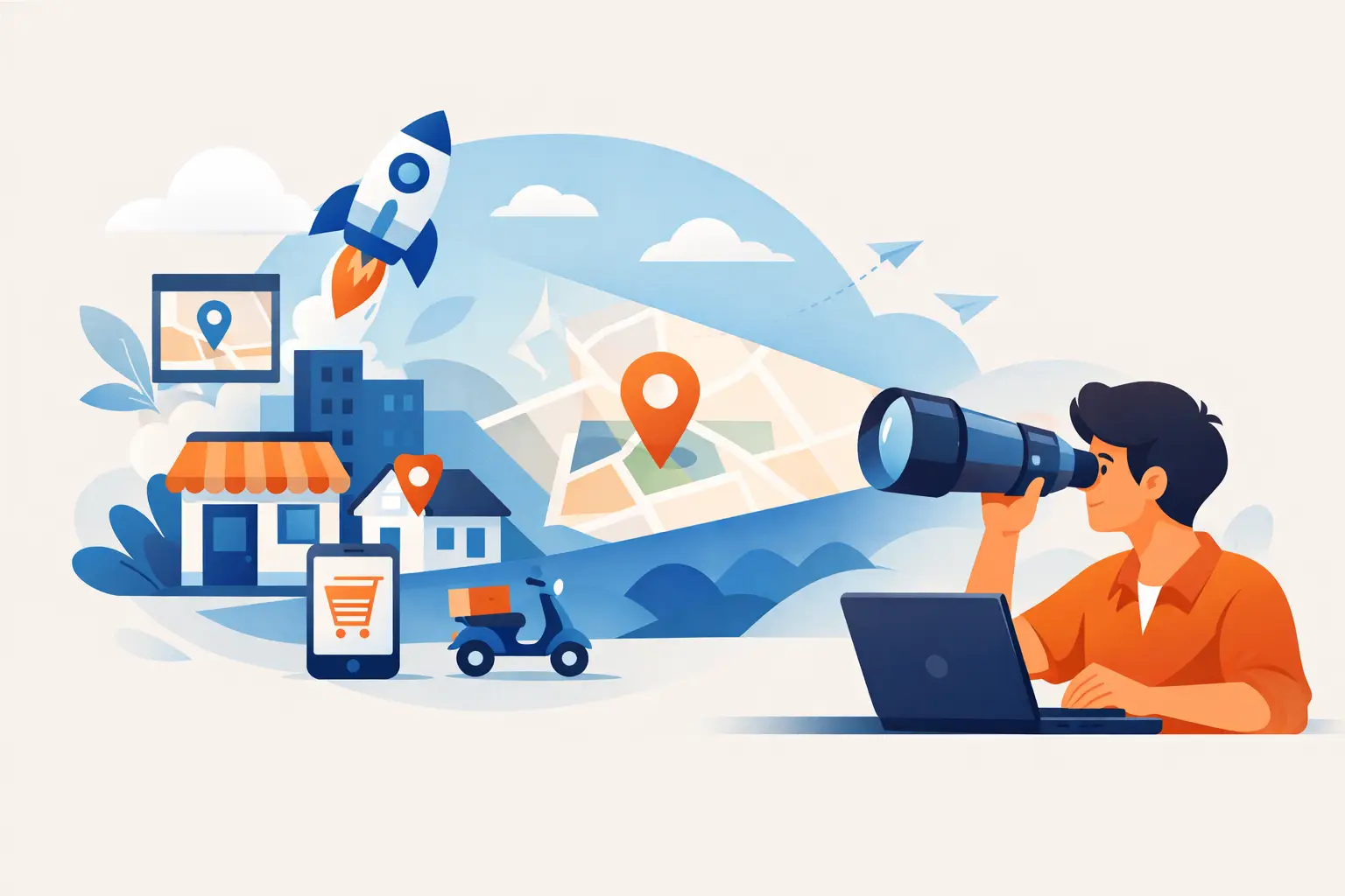 Cómo lanzar un negocio online local con foco