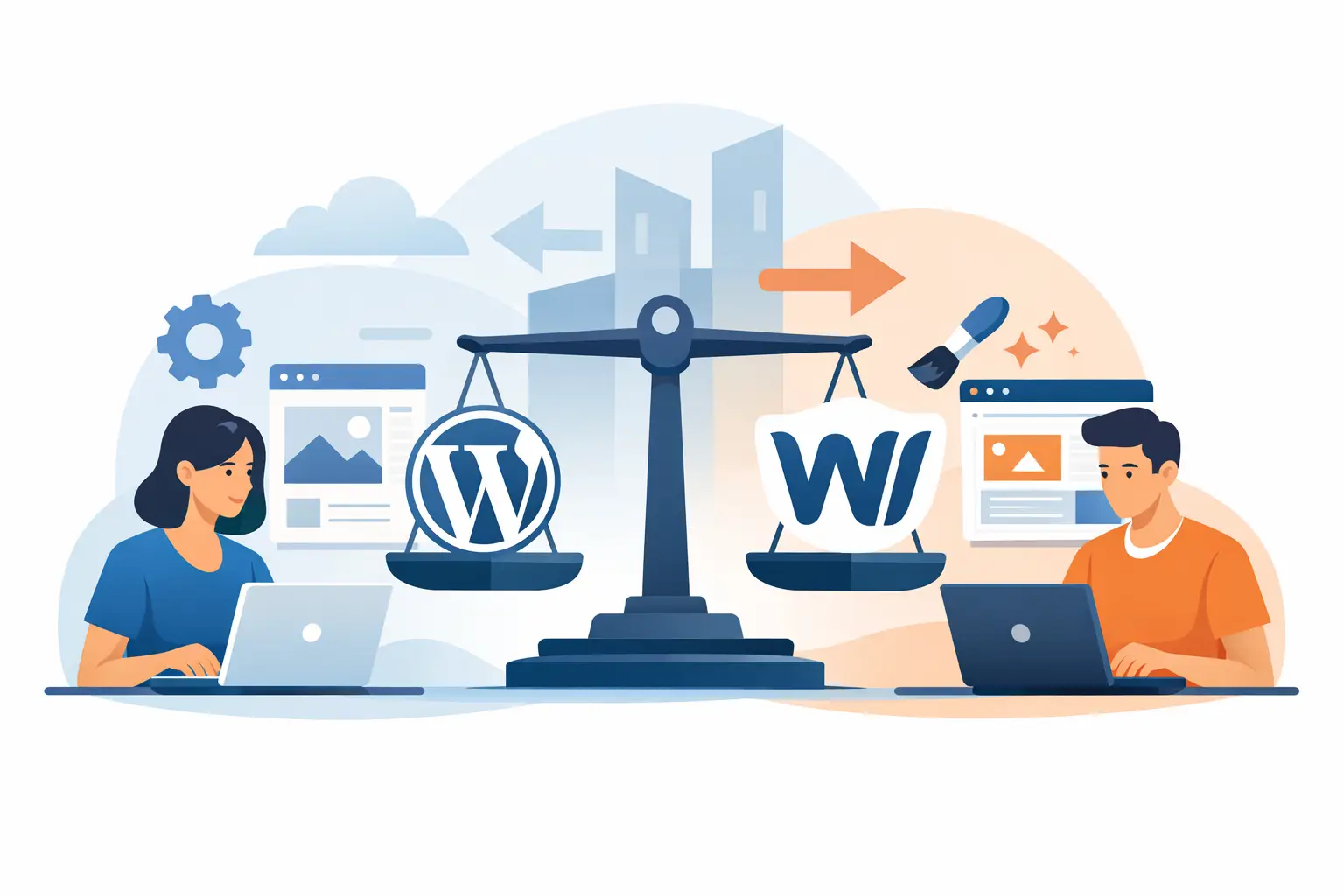 WordPress o Wix para empresas: cuál conviene